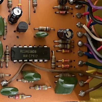 Boss OD-1 Overdrive 1979 / Silver Screw / 14 Pins RC3403ADB . image 17