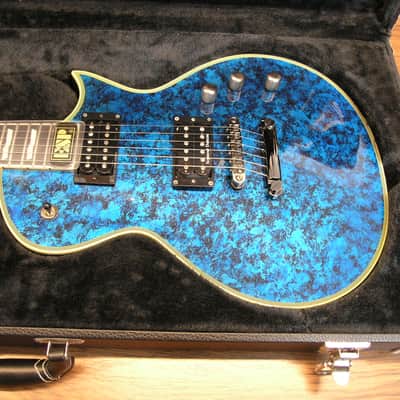 ESP Eclipse STD 2011 - Planet Blue Custom Finish - MINT + Original Case image 5
