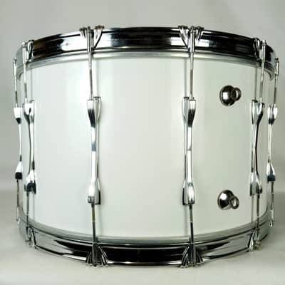 Ludwig 14x26"Bass Drum Maple Vintage80s Blue/Olive White Cortex Concert/Marching image 6