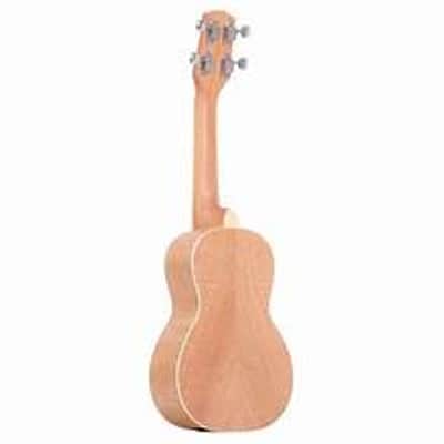 Gold Tone Curly Maple Resonator Concert-Scale Ukulele Left-Handed ResoMaple/Concert/L w/ Bag image 2