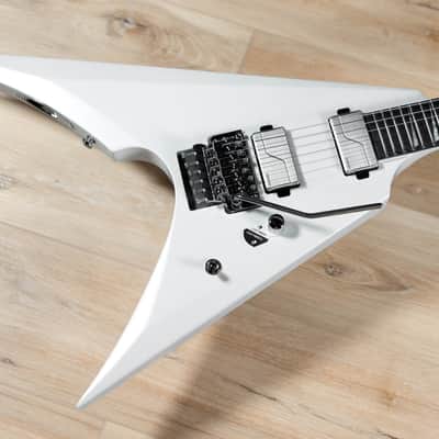 ESP LTD Arrow-1000 Fishman Fluence Floyd Rose Guitar – Pearl White image 9