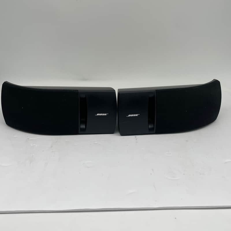 BOSE Model 161 Pair Black Surround Speakers Set 2 Bookshelf Wall Mount Speakers image 1