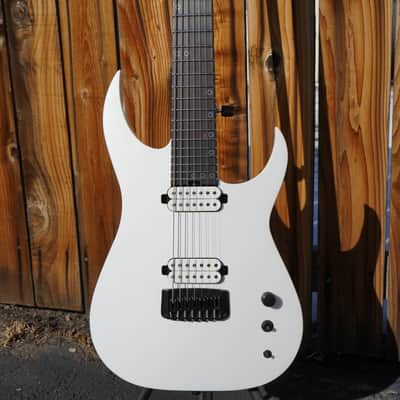 Schecter USA Custom Shop Keith Merrow KM-7 Stage w/ Fishmans - Snowblind White Gloss 7-String image 6
