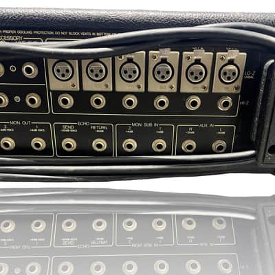 1980's Yamaha EM-100 6-Channel Powered Analog Mixer image 6