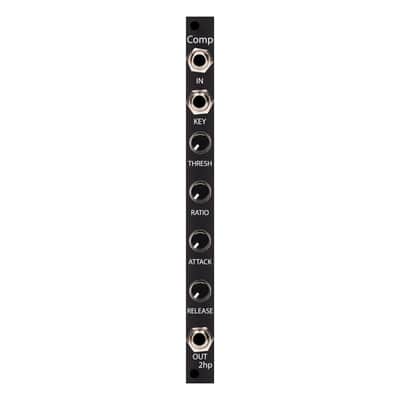 2hp Comp Eurorack Compressor Module (Black) image 1