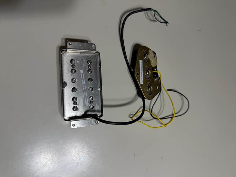 Squier Vintage Tele - Silver/Black Pickups/ Humbucker/ Single Coil image 1