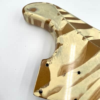 Warmtone Custom Guitars Strat Style “Cappuccino Swirl” Guitar Body-Nitro Relic image 13