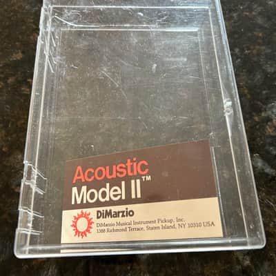 DiMarzio Clear Box Acoustic Model II" DiMarzio Clear Box Acoustic Model II" Late 1970’s - Clear image 1
