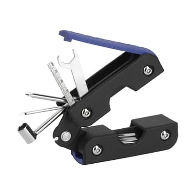 RockCare MultiTool "Inch" blue with stringwinder for guitar & bass image 3