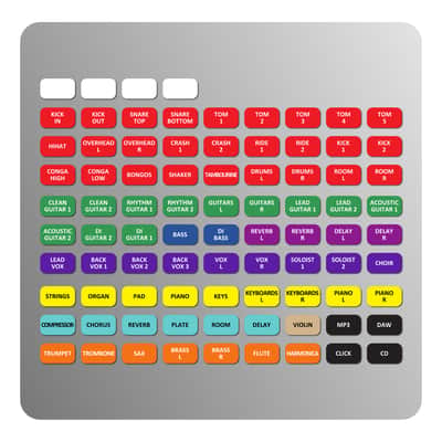 Magnetic Labels for Midas M32 mixers image 3