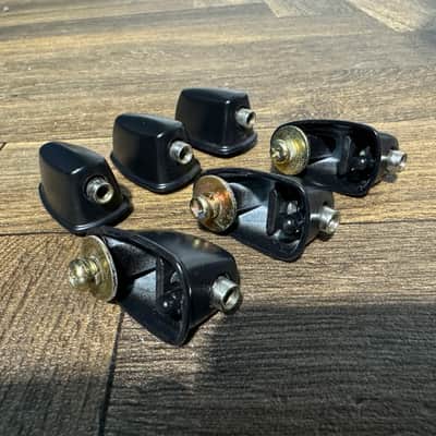 Mapex Black Tom Drum Spares Lugs 25mm Hardware Set Of 6 #NP46 image 3