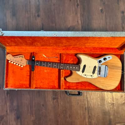 Fender 1965 Mustang (All original) with Rosewood Fretboard  1965 - Natural Refinish image 18