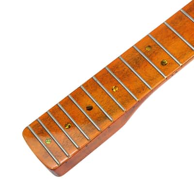 21-Fret Electric Guitar Neck Canadian Maple Handle Integrated Fingerboard for Strat image 4