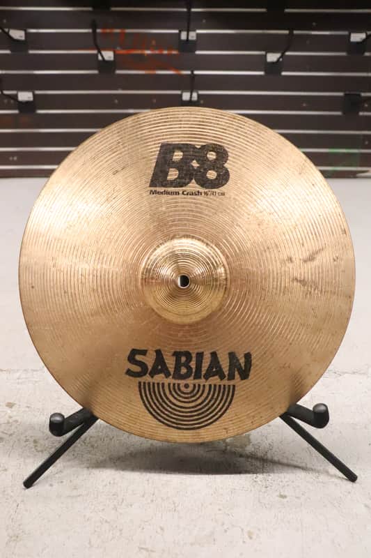 Sabian 16" B8 Medium Crash Cymbal image 1
