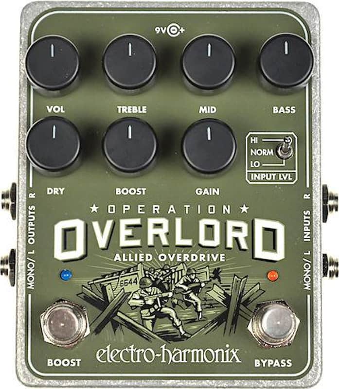 Electro-Harmonix Operation Overlord Allied Overdrive Pedal image 1