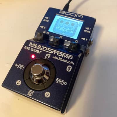 ☆ZOOM MS-100BT ギターエフェクター☆ Zoom MS-100BT MultiStomp Guitar Pedal with Bluetooth | Zoom