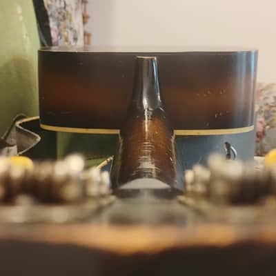 all-original 1943 Harmony Melody Ranch Gene Autry parlor acoustic vintage western cowboy guitar, parlour image 20