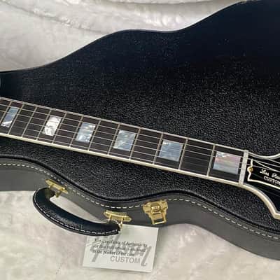 NEW ! Gibson Custom Shop Historic '54 Les Paul Custom Reissue Dealer Select - P-90's Staple Pick-Up - TV White - VOS - Authorized Dealer - 9.3 lbs - G07164 image 5