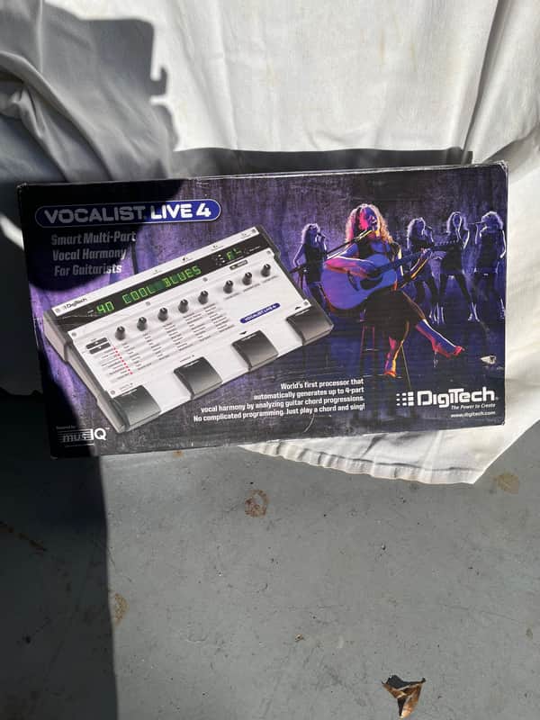 DigiTech Vocalist Live 4 Vocal Effect Processor 2010s - White image 1