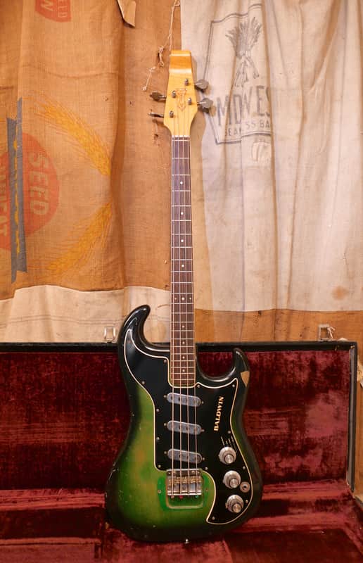 Baldwin Jazz Bass 1967 Greenburst image 1