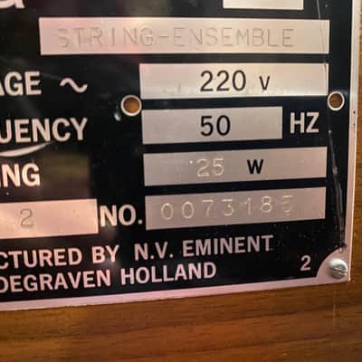Immagine ARP Solina String Ensemble Polyphonic Analog Synthesizer 1974 - 1979 - Black - 6