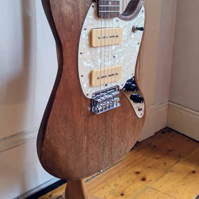 Fender Squier Mustang - Walnut Finish Mod P90s - Electric Guitar image 3