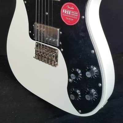 Squier Classic Vibe '70s Telecaster Deluxe HH Electric Guitar, Maple Fingerboard, Olympic White image 2