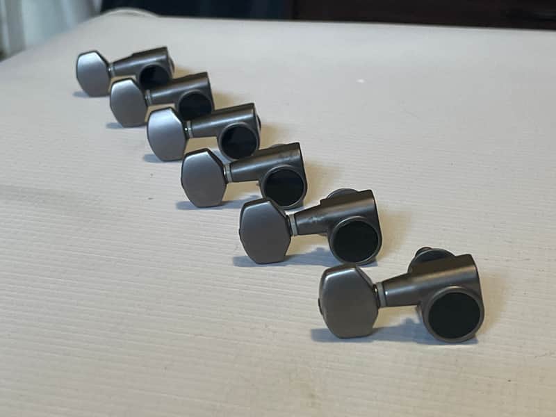 2000's Ibanez RG5EX1 Guitar Dual Pin Powder Cosmo Reverse Tuners Tuning Pegs 6 In Line image 1