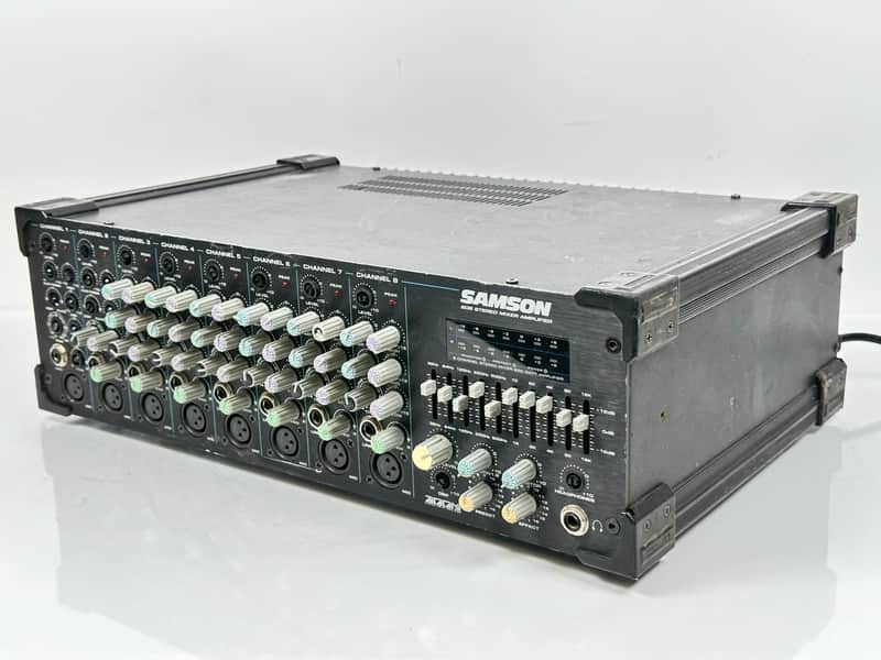 Samson SD8 8-Channel Stereo Powered Mixer with DSP image 1