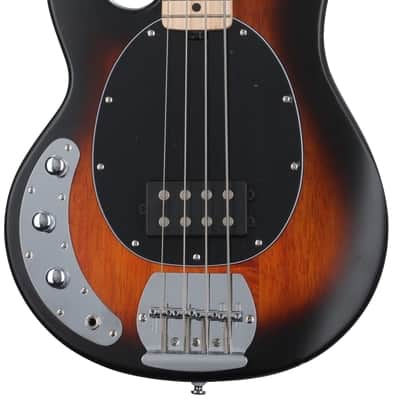 Sterling By Music Man StingRay RAY4LH Bass Guitar Left-handed - Vintage Sunburst image 2