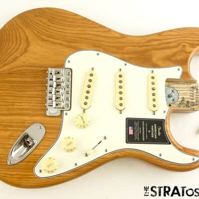 Fender AV II American Vintage 1973 BODY + HARDWARE, 73 Strat Ash Aged Natural image 5
