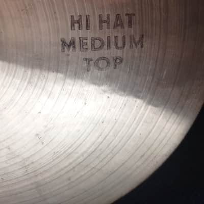 Vintage Paiste 505 13" Medium Hi-Hat Cymbals (1980, Black Label, Made in Germany) image 5