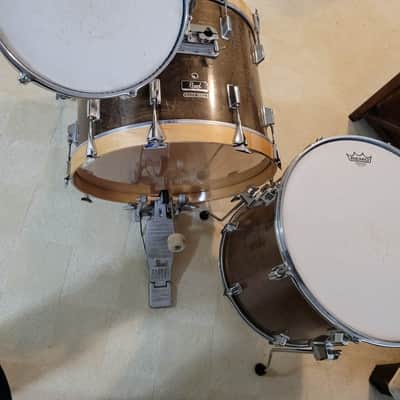 Pearl Maple Shell Kit early 1980s - Walnut Lacquer image 5