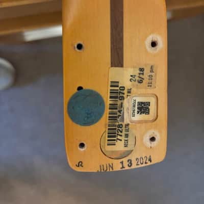 Fender American Ultra Strat neck 1/4 sawn with ebony 2024 - Satin image 10