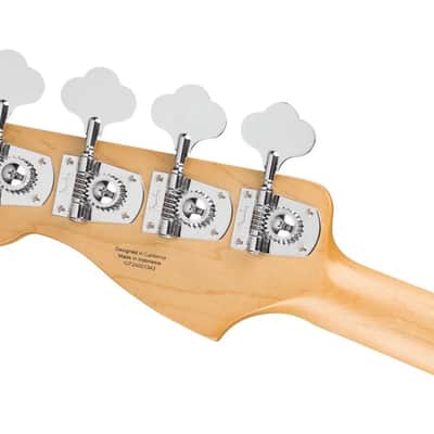 Fender Standard Precision Bass Guitar Olympic White - MPL 4-String Electri image 4