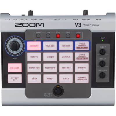 Zoom V3 Multi-effects Vocal Processor image 2