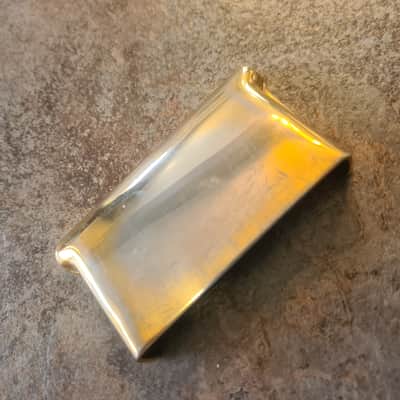 Vintage Fender Stratocaster bridge cover 1950s 1960s - gold Mary Kaye image 2