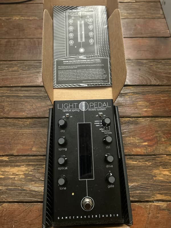 Gamechanger Audio Light Pedal Optical Spring Reverb 2020 - Black image 1