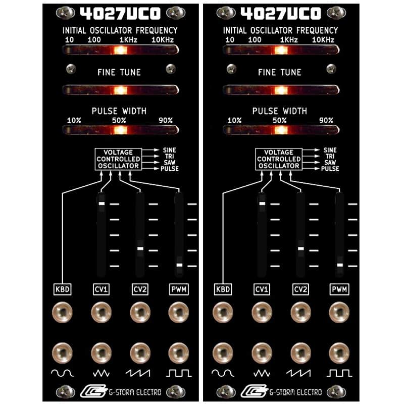 G-Storm Electro Two 4027 VCOs Eurorack Adaptation ARP 2600 VCO-2 image 1