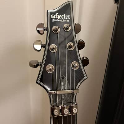 Schecter Hellraiser Hybrid C-1 FR S Sustainiac 2016 - 2021 Trans Black Burst image 2