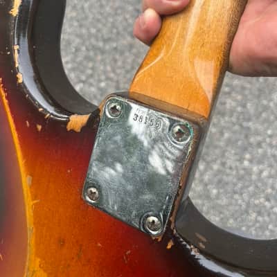 Fender Stratocaster Hardtail 1959 - Sunburst Lefty image 3