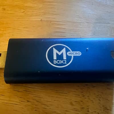 Digidesign MBox 2 Micro USB Audio Interface 2000s - Blue Metallic image 3