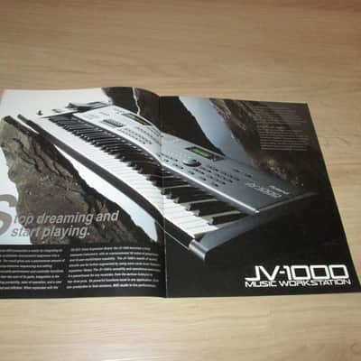 Roland JV-1000 Brochure -Original Vintage Synthesizer Catalog image 2