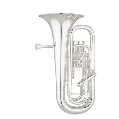 S.E. Shires Q41TS Q Series Euphonium with Tuning Trigger - Silver-Plated image 2