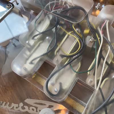 Very Rare 1990's Japanese Teisco Spectrum 5 Acrylic with OHSC. 100 built Worldwide image 10