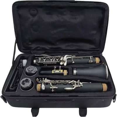 Professional Clarinet Ebonite Wood Nickel Plated Keys with Barrels Reed accessories Nice sound Durable case (Bb key) image 3