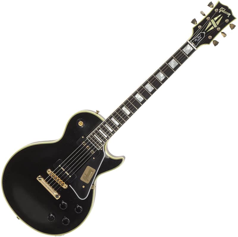 Gibson Custom Shop M2M 1954 Les Paul Custom Reissue - Lightly Aged Ebony image 1