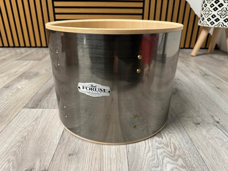 Pearl Forum Tom Drum Shell 12”x9” Bare Wood #OV42 image 1