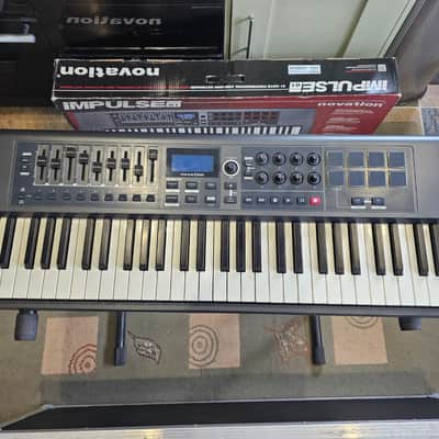 Novation Novation Impulse 61 USB MIDI Controller Keyboard Mid 2012 - Black image 9