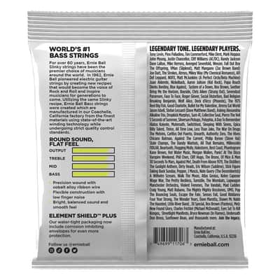 Ernie Ball - 2818 Slinky Short Scale Flatwound El Bass 45-105 image 2
